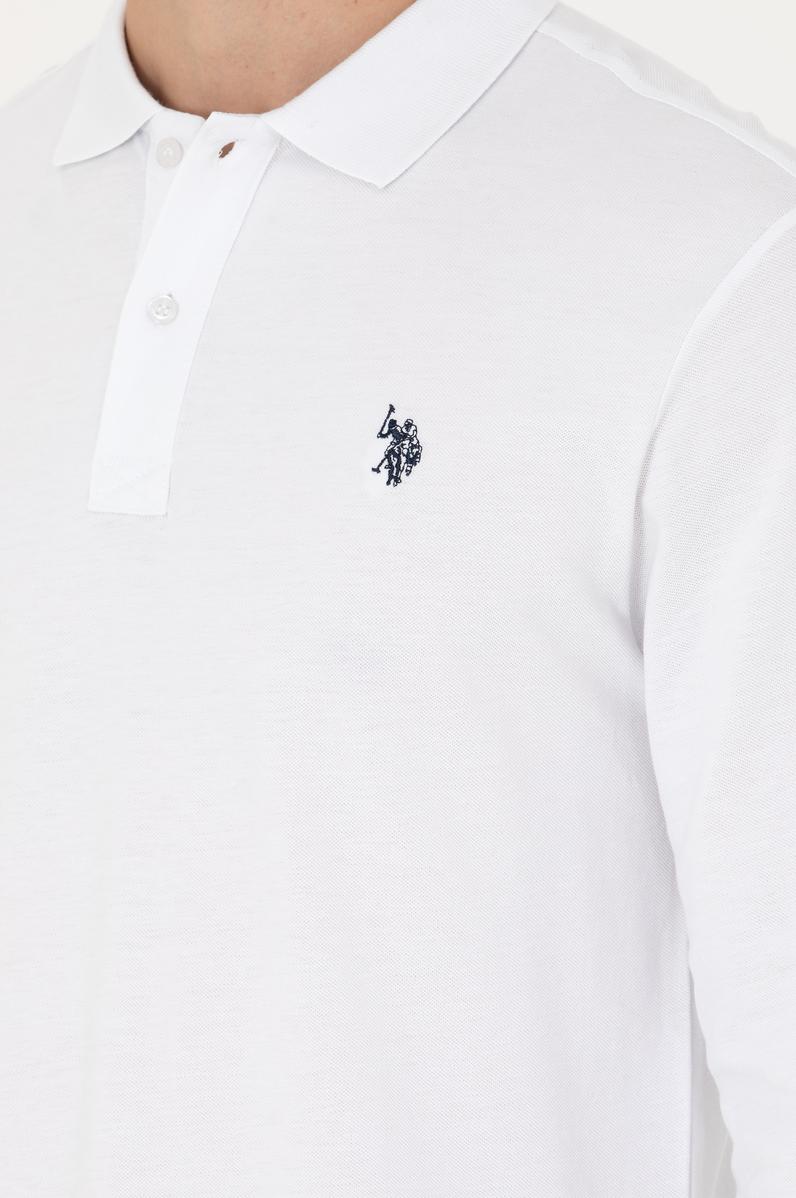 Erkek Beyaz Basic Sweatshirt