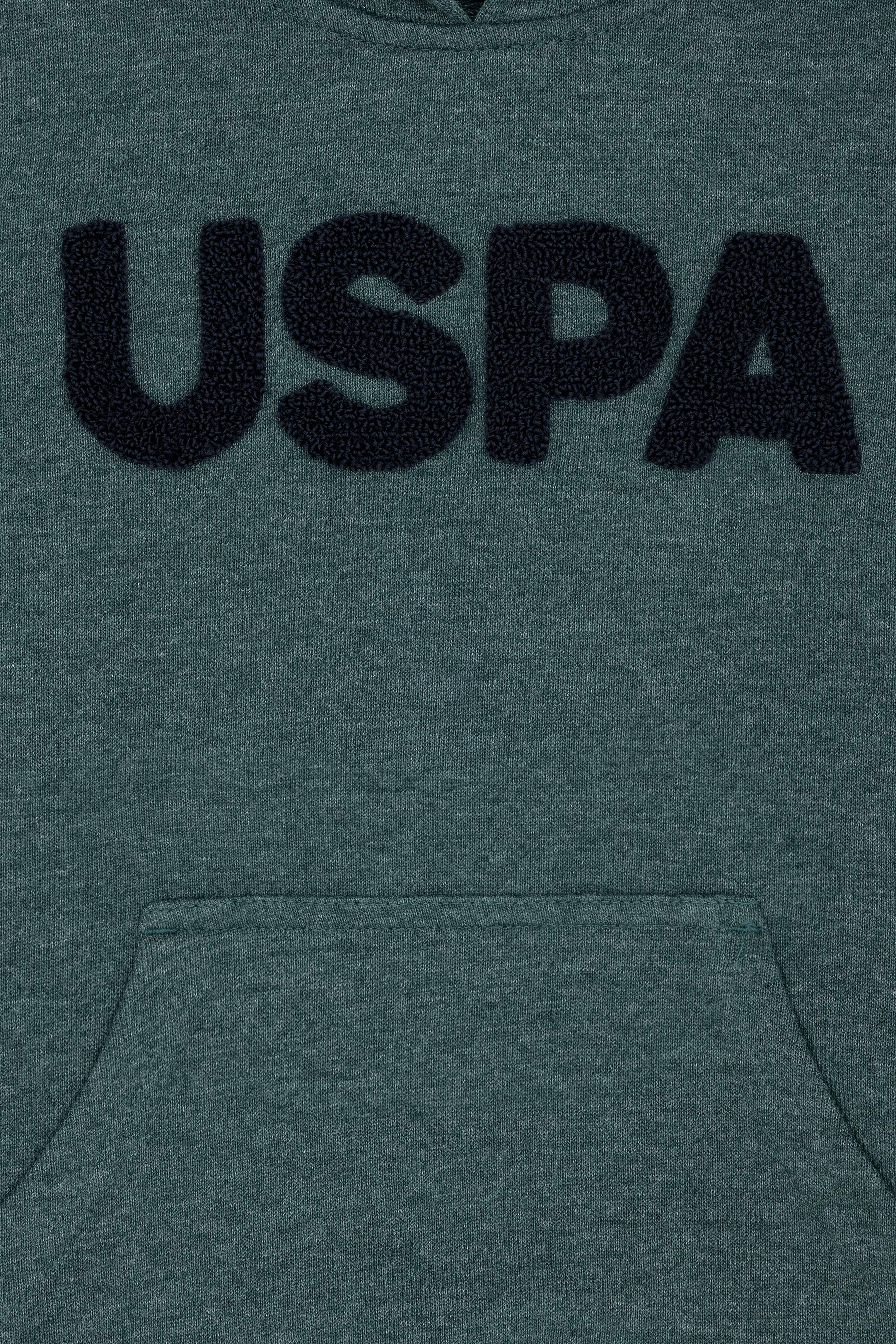 Erkek Bebek Koyu Yeşil Basic Sweatshirt - Image 3