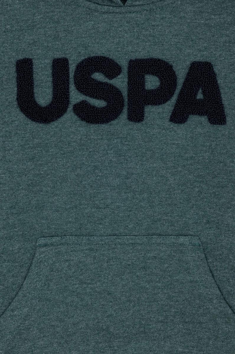 Erkek Bebek Koyu Yeşil Basic Sweatshirt