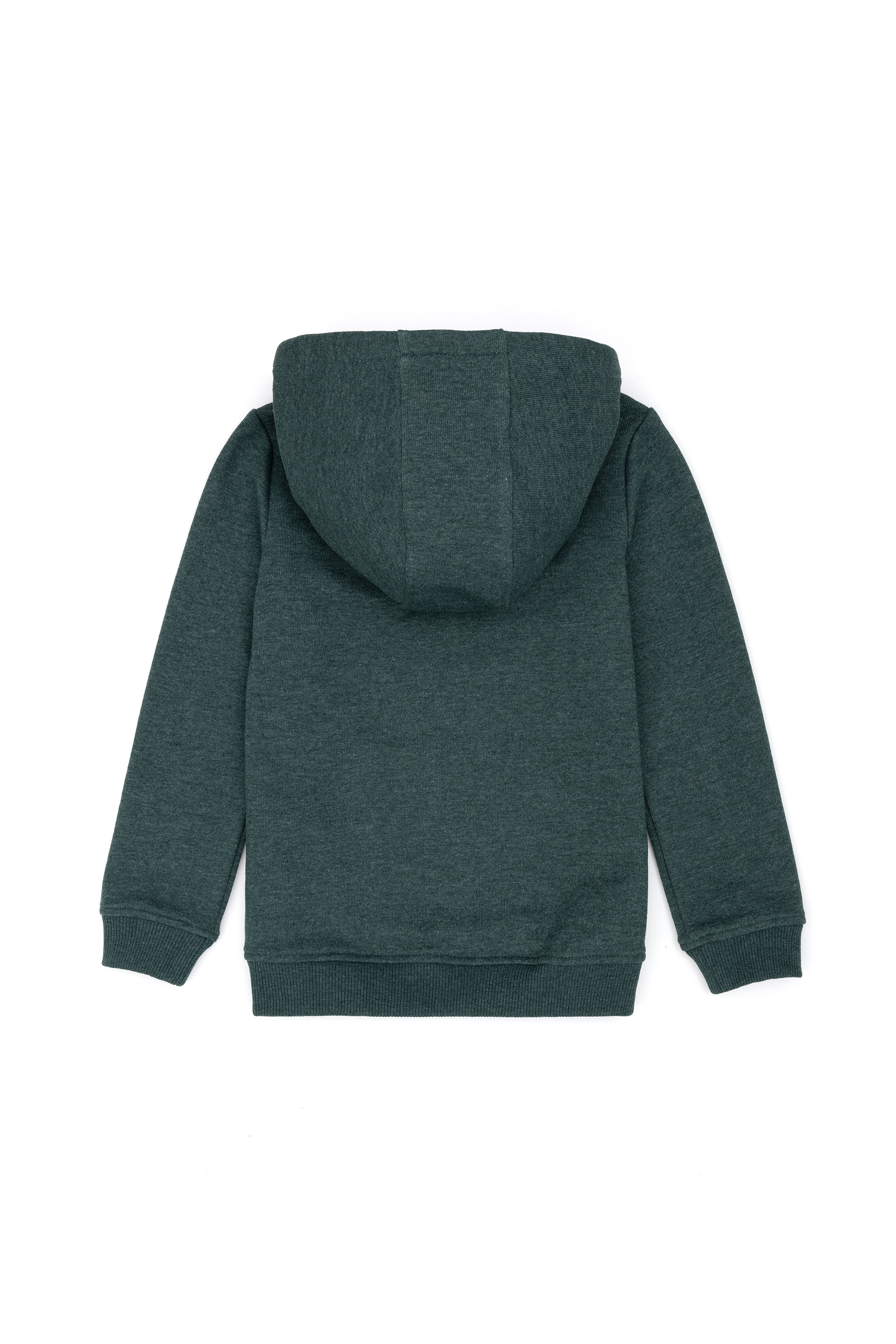 Erkek Bebek Koyu Yeşil Basic Sweatshirt - Image 2