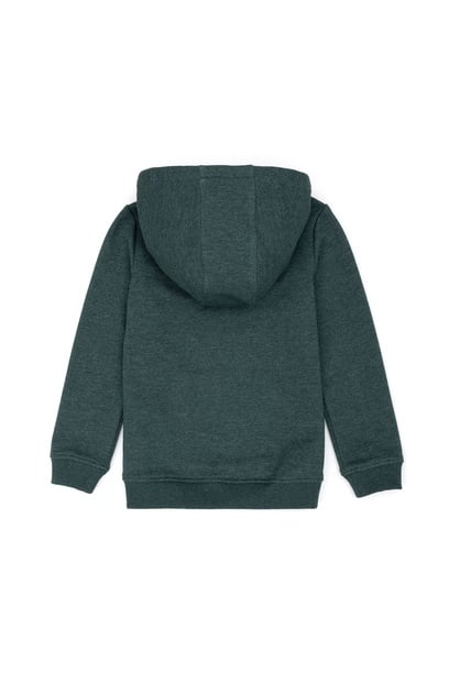 Erkek Bebek Koyu Yeşil Basic Sweatshirt