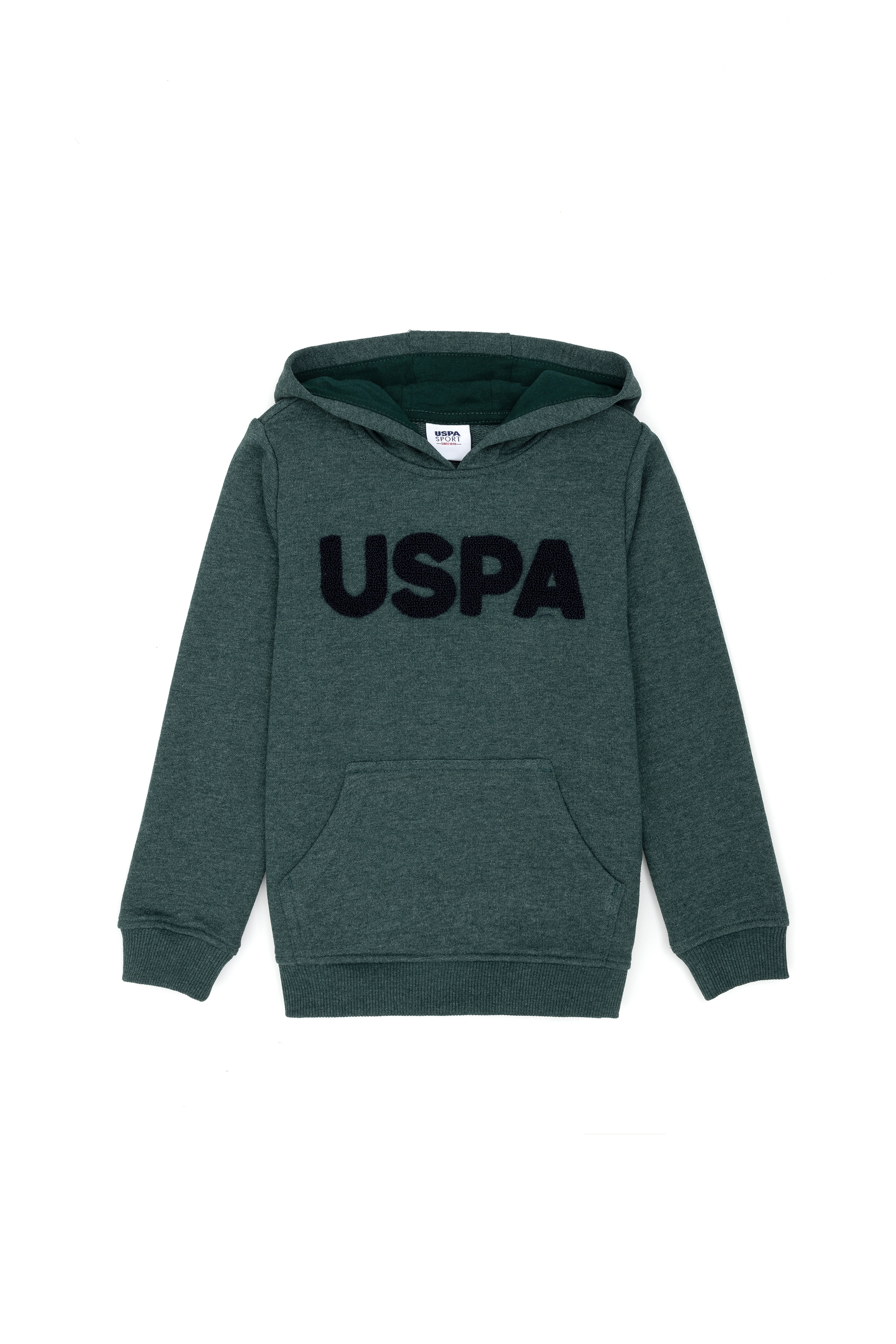 Erkek Bebek Koyu Yeşil Basic Sweatshirt - Image 1