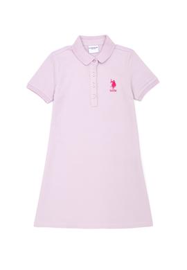 Kız Çocuk Manolya Kısa Kol Örme Elbise - 50271860051