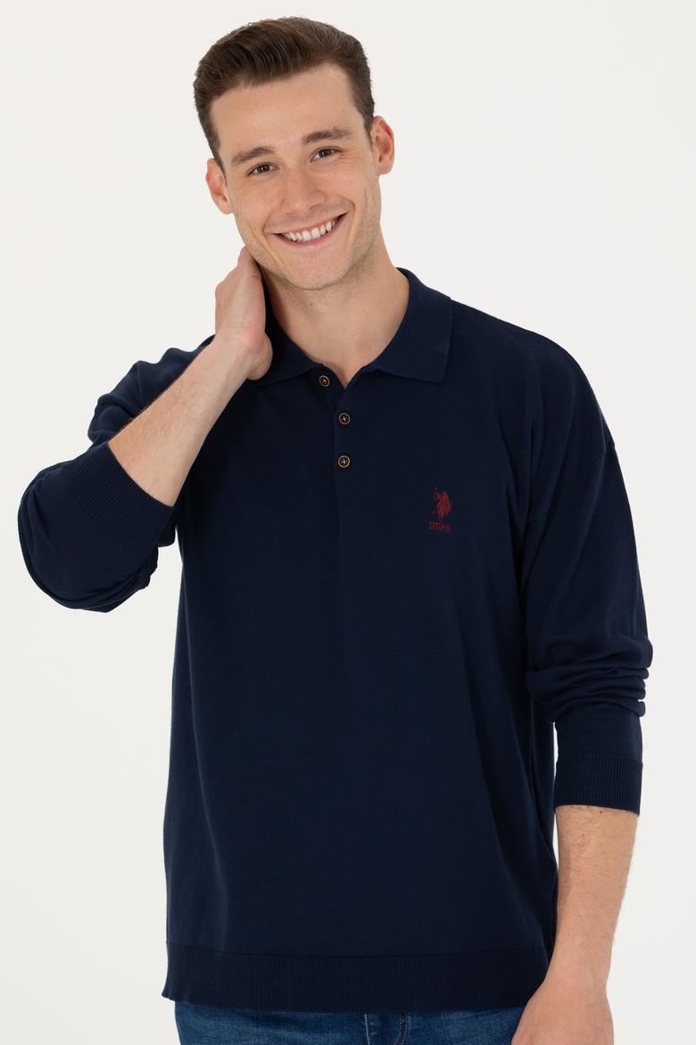 Erkek Lacivert Basic Kazak - 50275845005