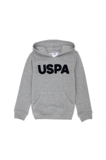 Erkek Bebek Gri Melanj Basic Sweatshirt