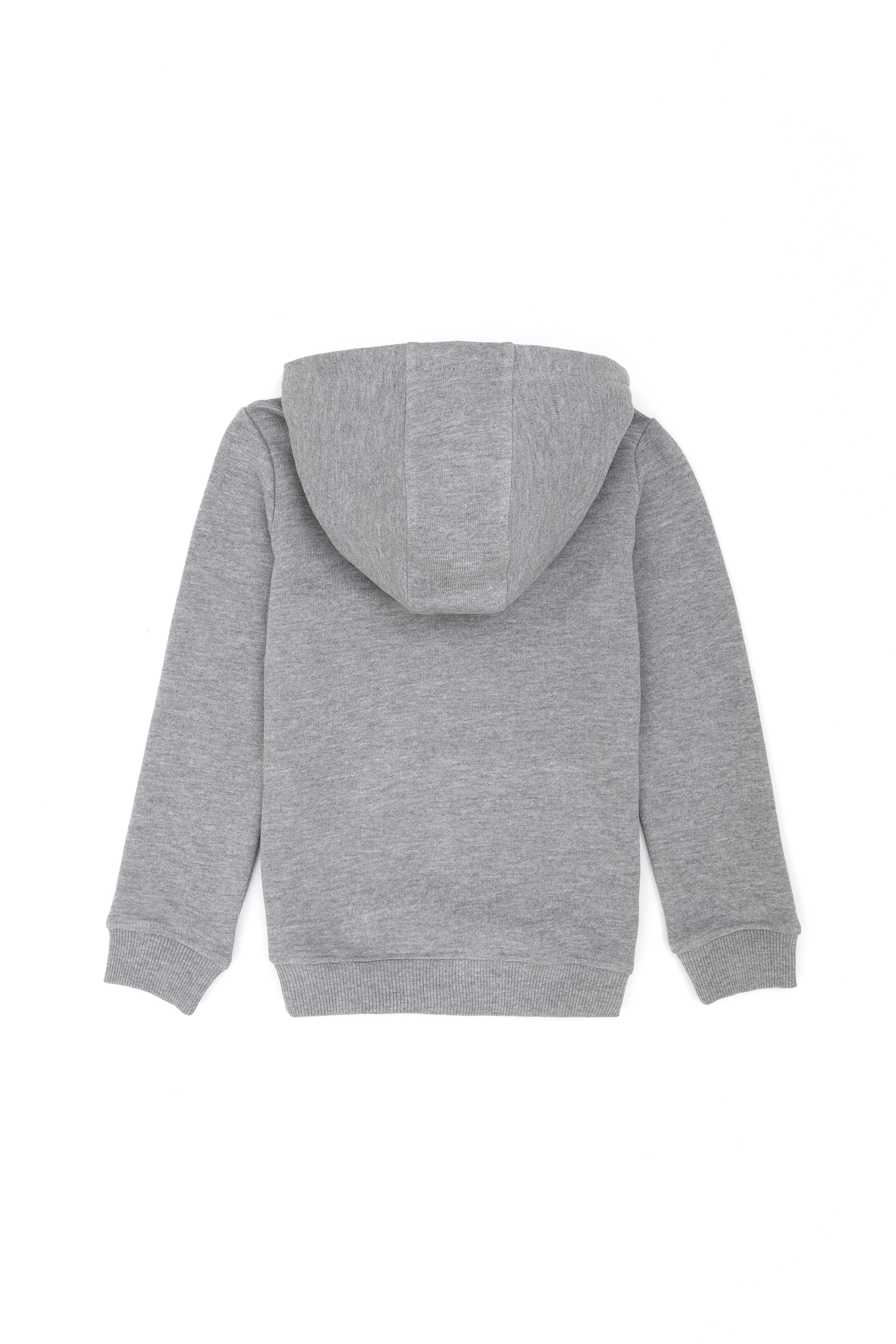 Erkek Bebek Gri Melanj Basic Sweatshirt - Image 2