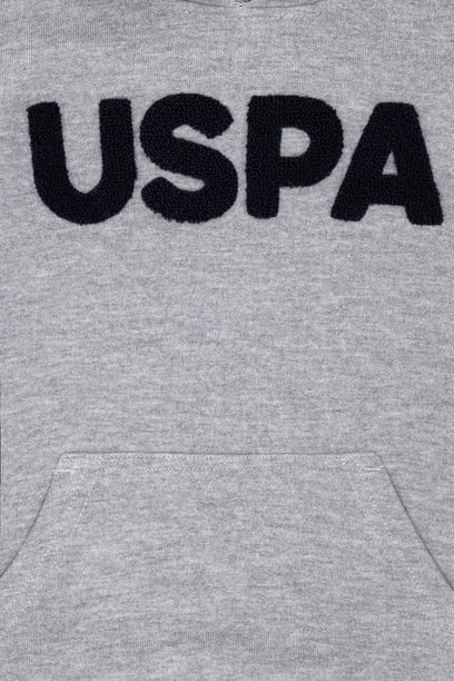 Erkek Bebek Gri Melanj Basic Sweatshirt