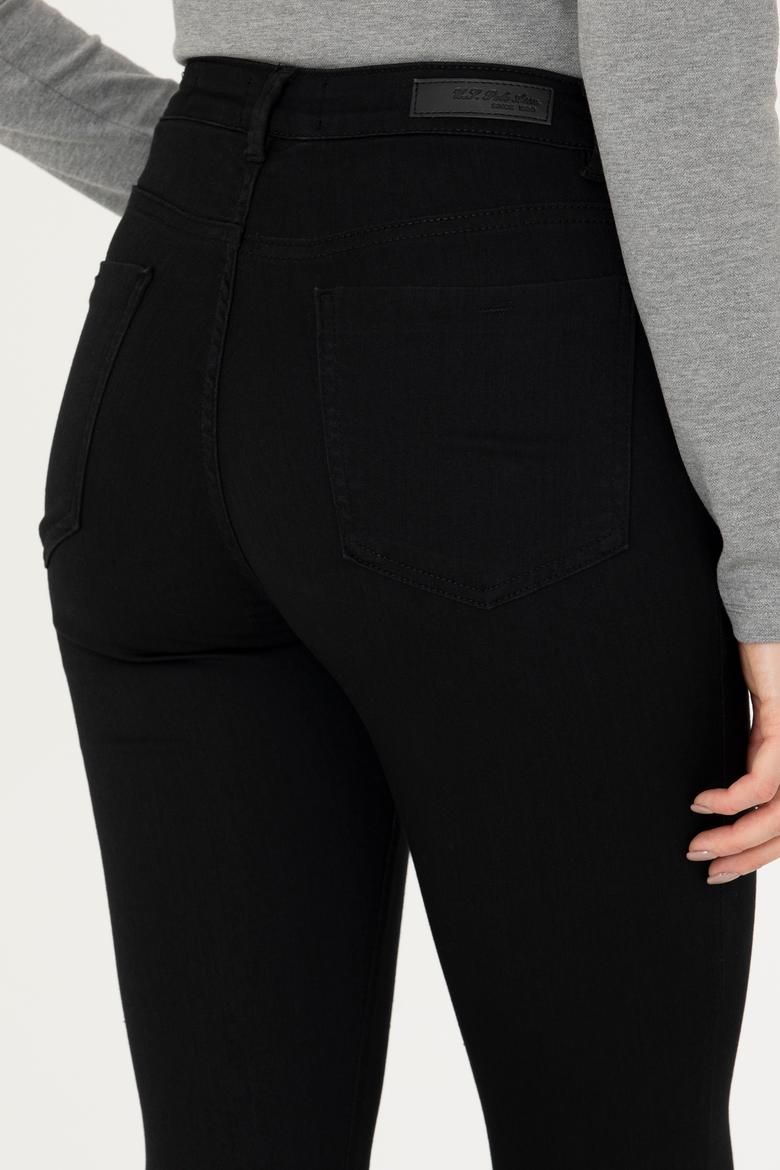 Kadın Siyah Jean Pantolon - 50271447001