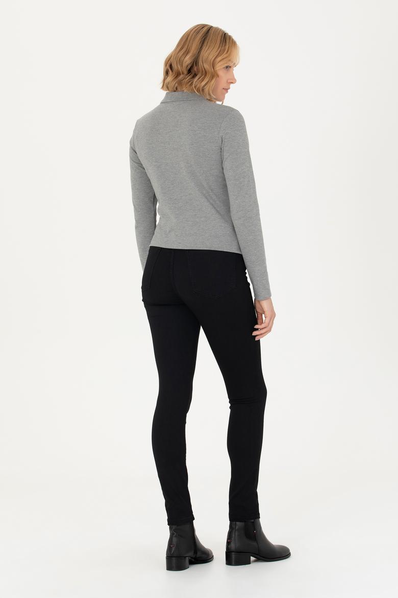 Kadın Siyah Jean Pantolon - 50271447001