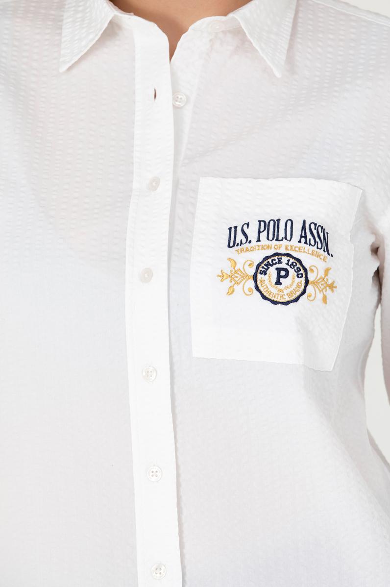 Kadın Beyaz Uzun Kollu Gömlek