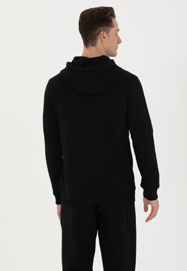 Erkek Siyah Basic Sweatshirt - 50269426049