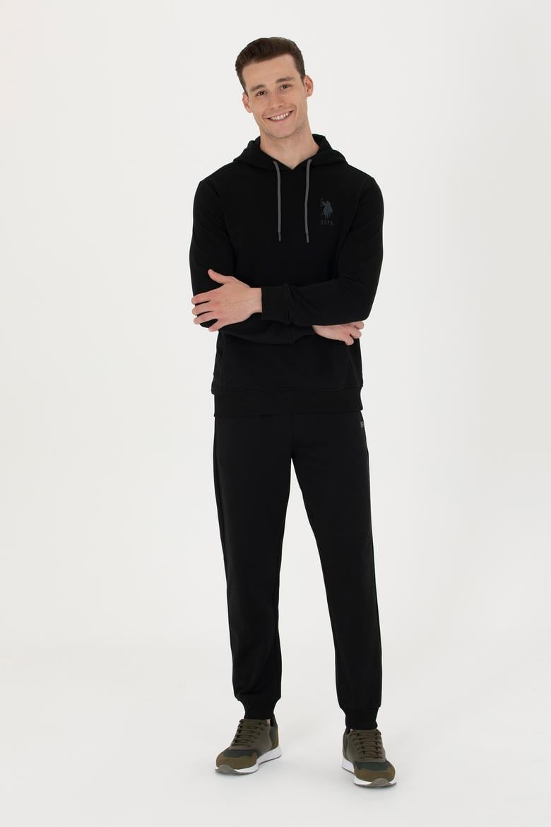 Erkek Siyah Basic Sweatshirt - 50269426049