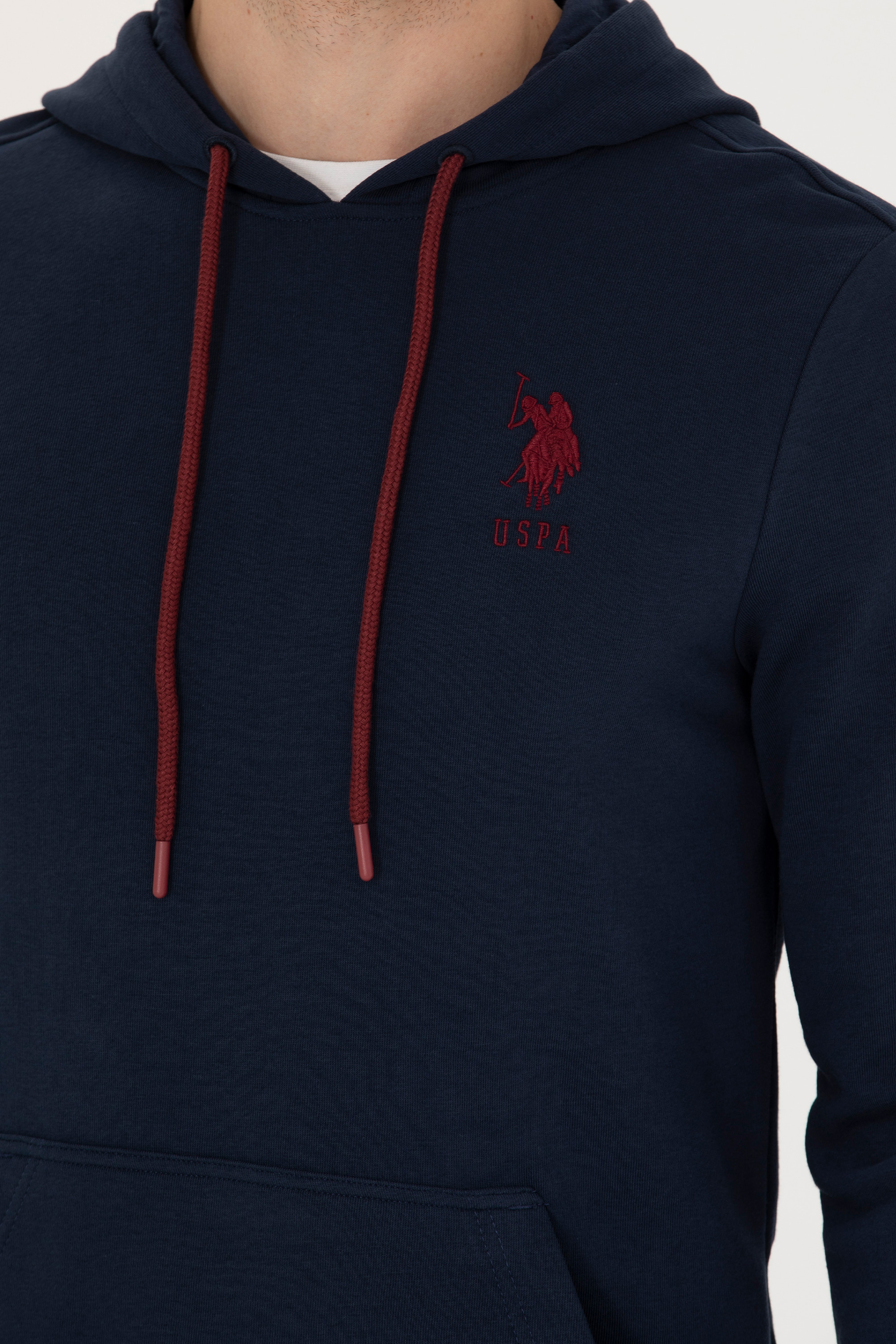 Erkek Lacivert Basic Sweatshirt - Image 7