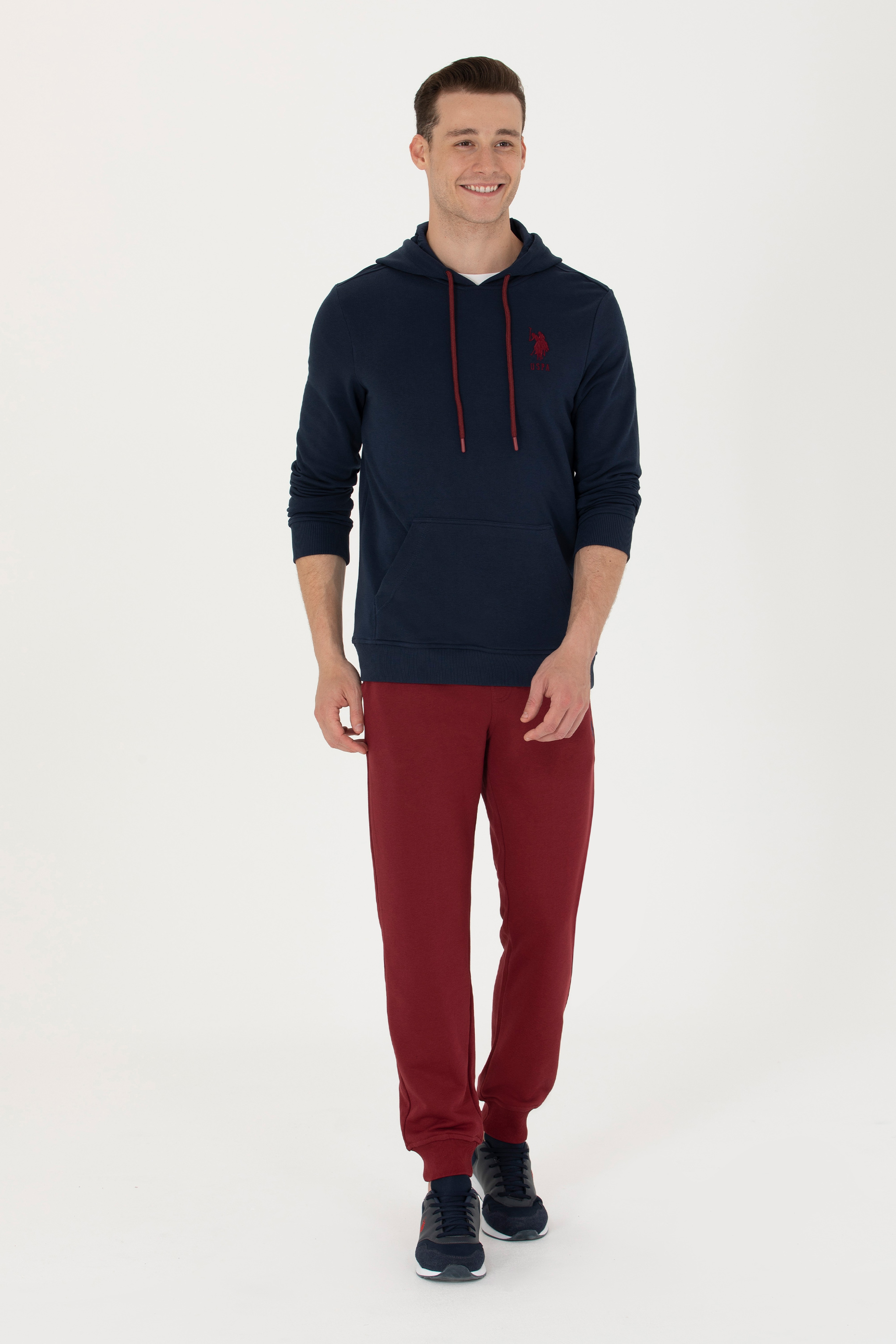 Erkek Lacivert Basic Sweatshirt - Image 4