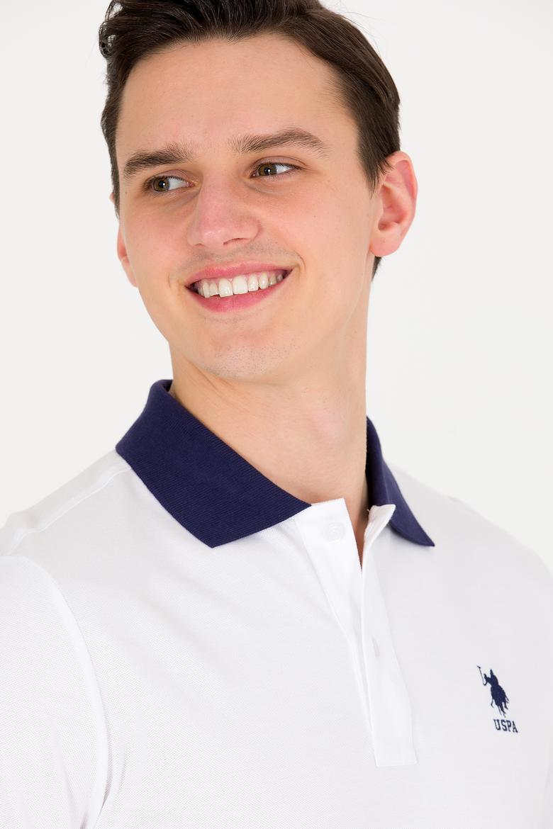 Erkek Beyaz Polo Yaka Tişört - 50264895007