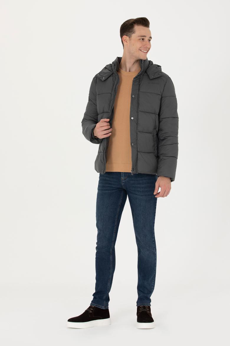 Erkek Antrasit Mont - 50271076011