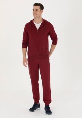 Erkek Bordo Örme Hırka - 50276152006