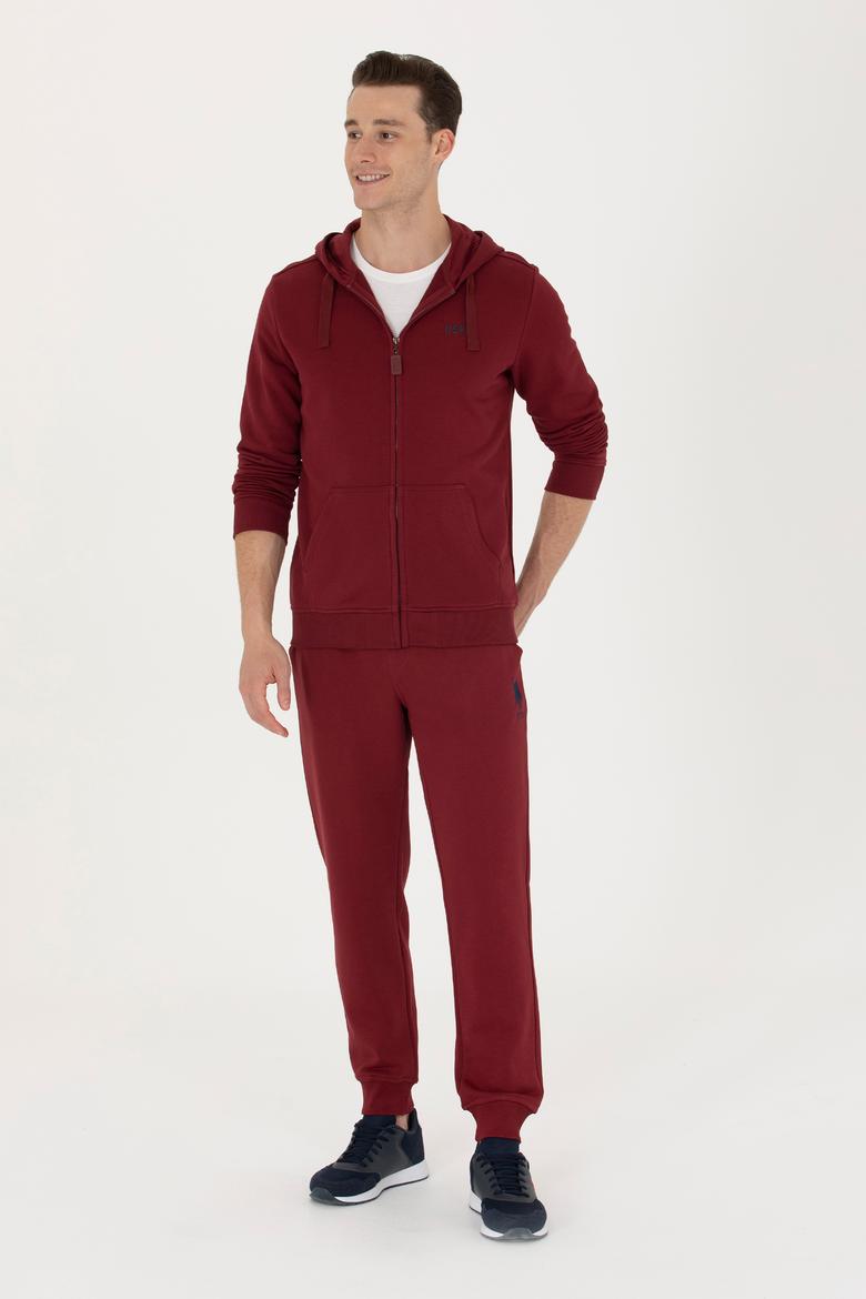 Erkek Bordo Örme Hırka - 50276152006