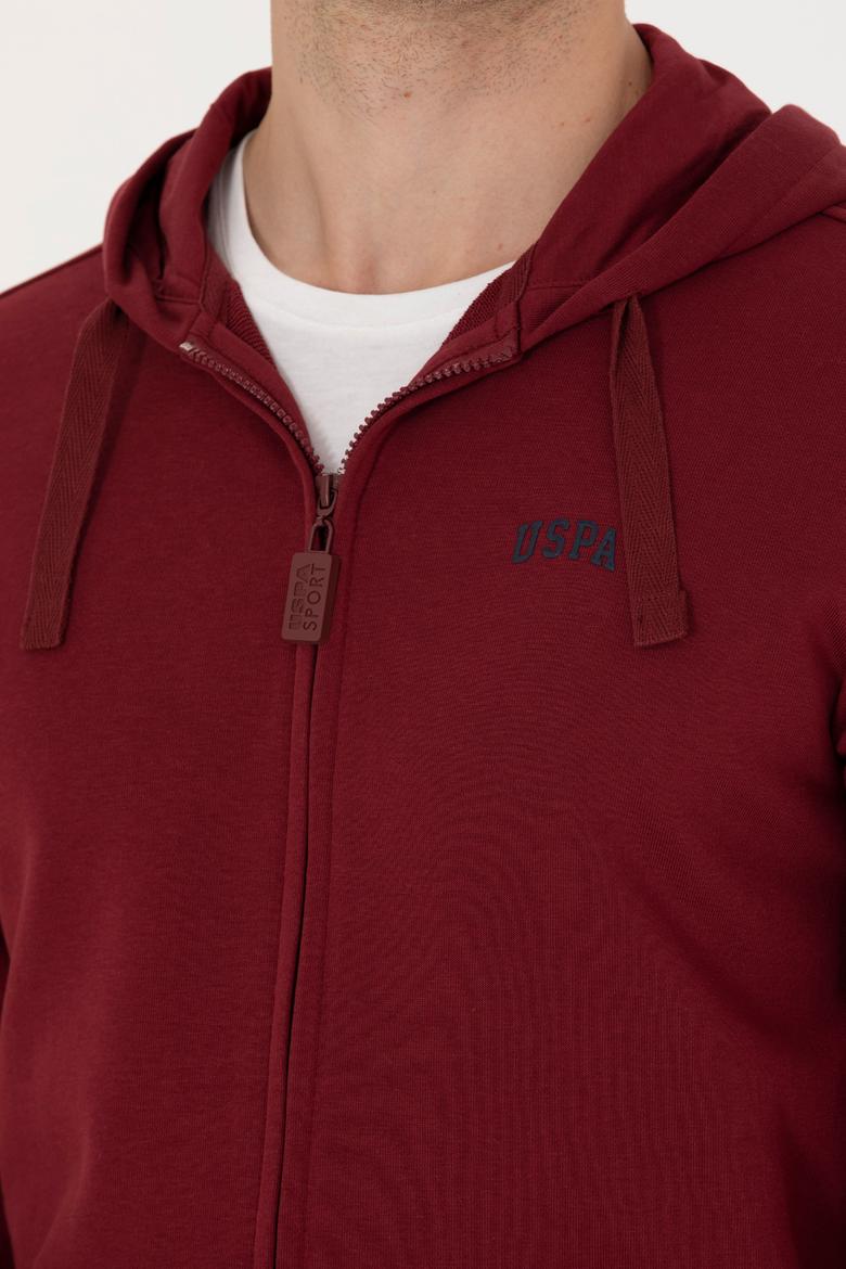 Erkek Bordo Örme Hırka - 50276152006