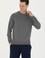 Erkek Antrasit Melanj Basic Sweatshirt