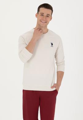 Erkek Taş Basic Sweatshirt - 50269412111