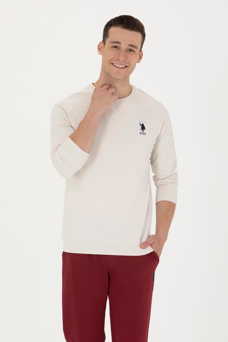 Erkek Taş Basic Sweatshirt - 50269412111