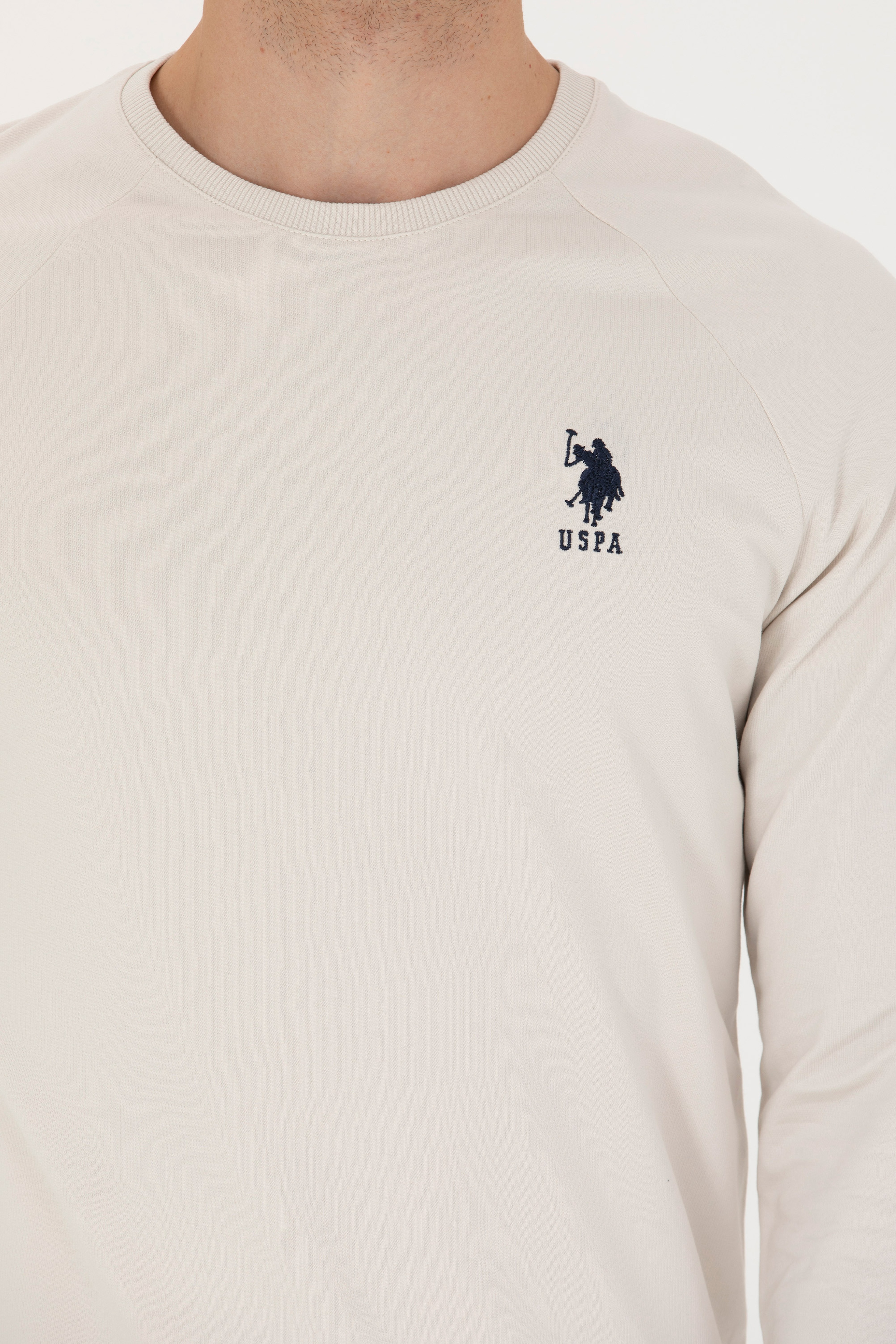 Erkek Taş Basic Sweatshirt