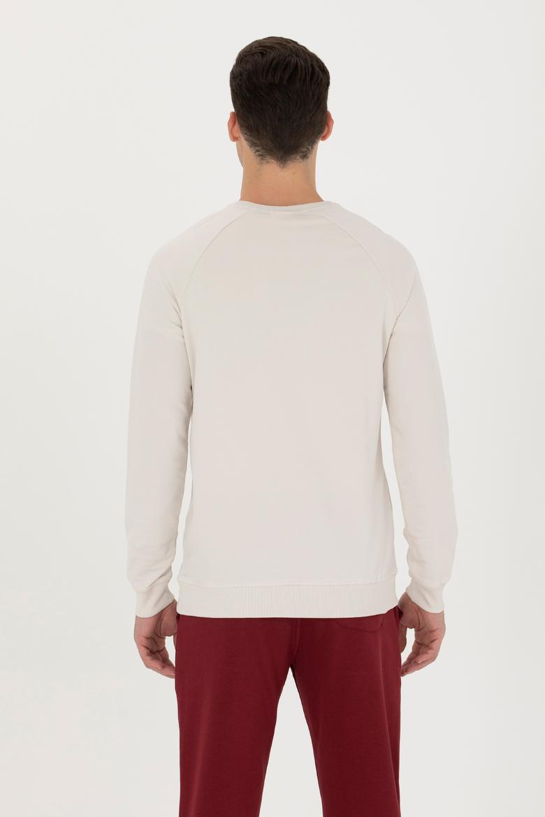 Erkek Taş Basic Sweatshirt - 50269412111