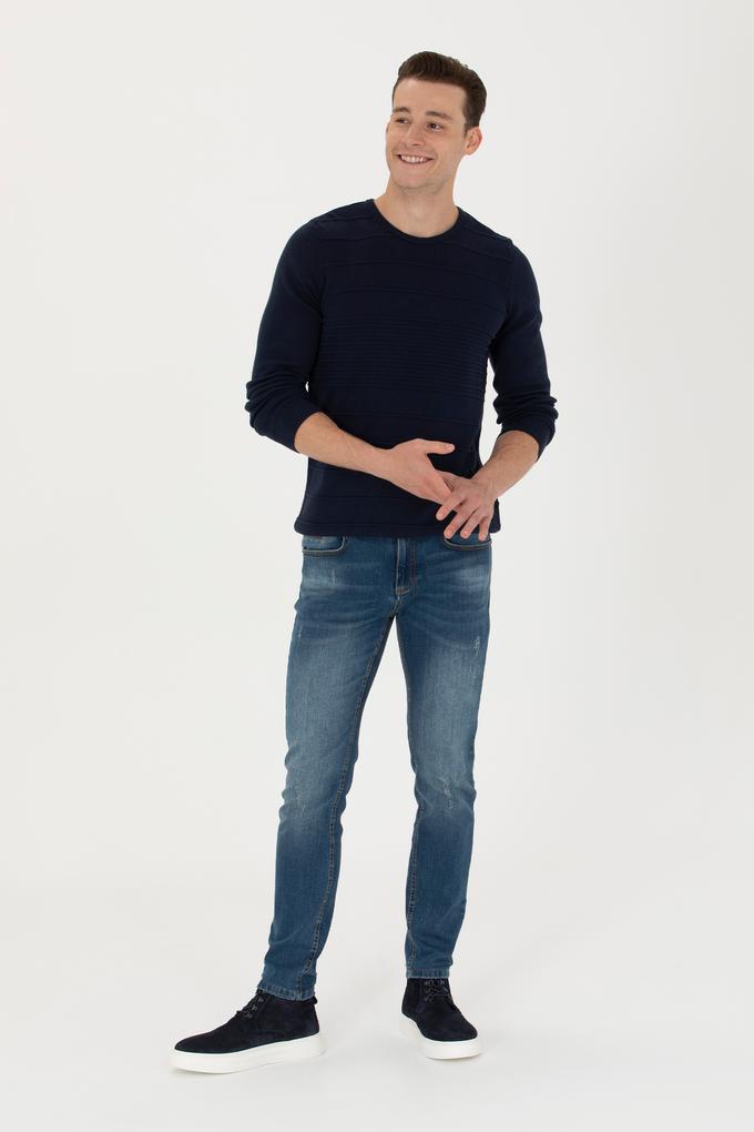 Erkek Mavi Jean Pantolon