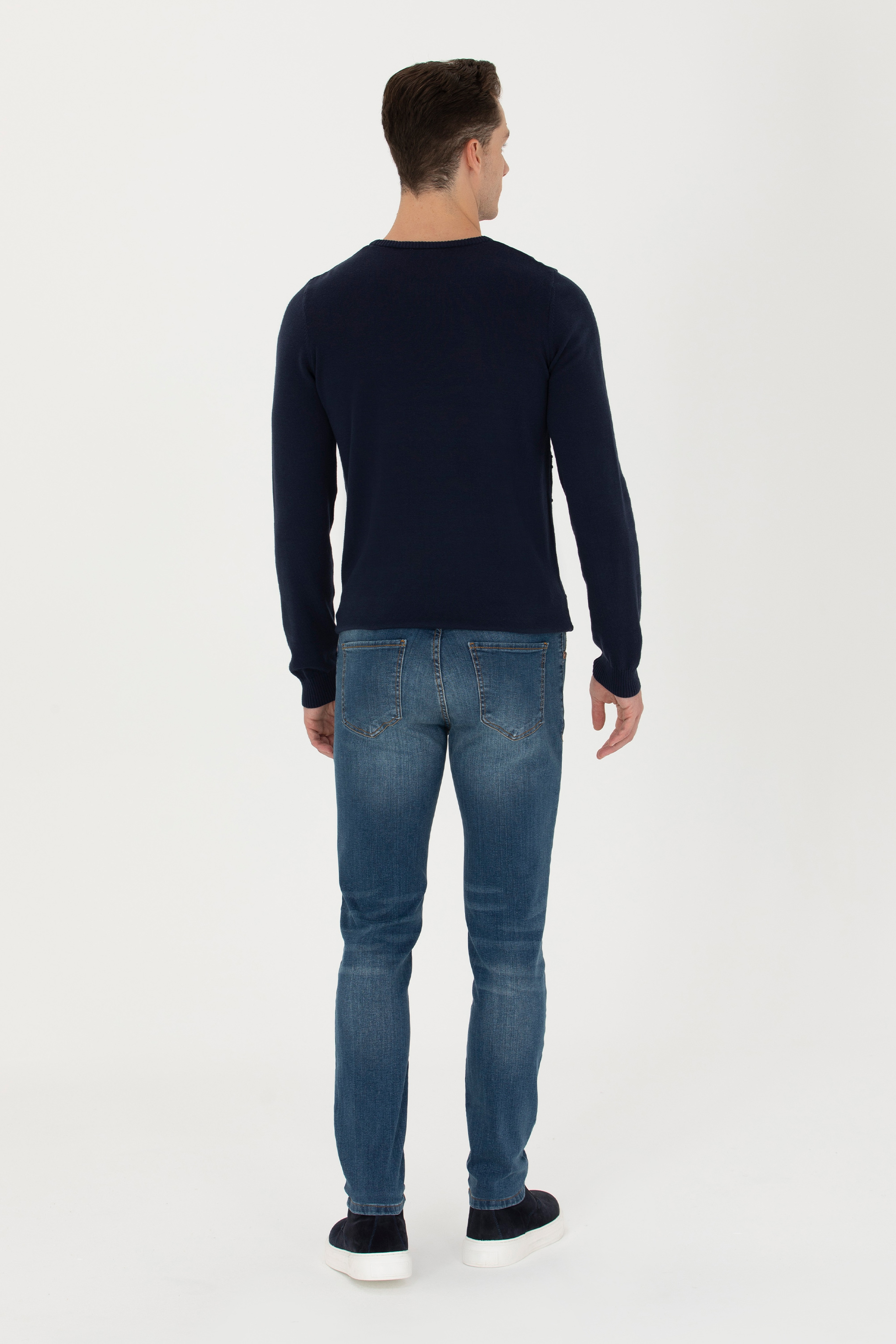 Erkek Mavi Jean Pantolon
