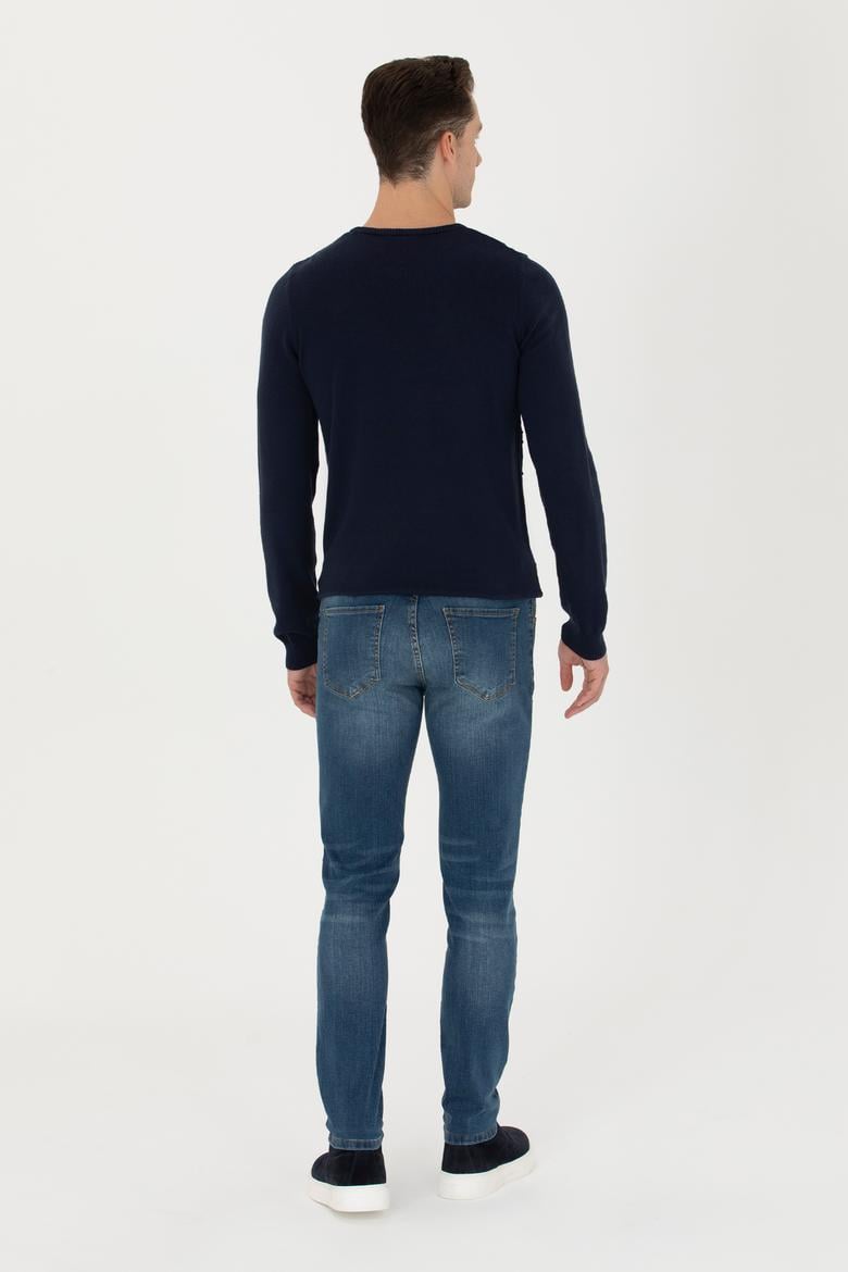 Erkek Mavi Jean Pantolon - 50272551026