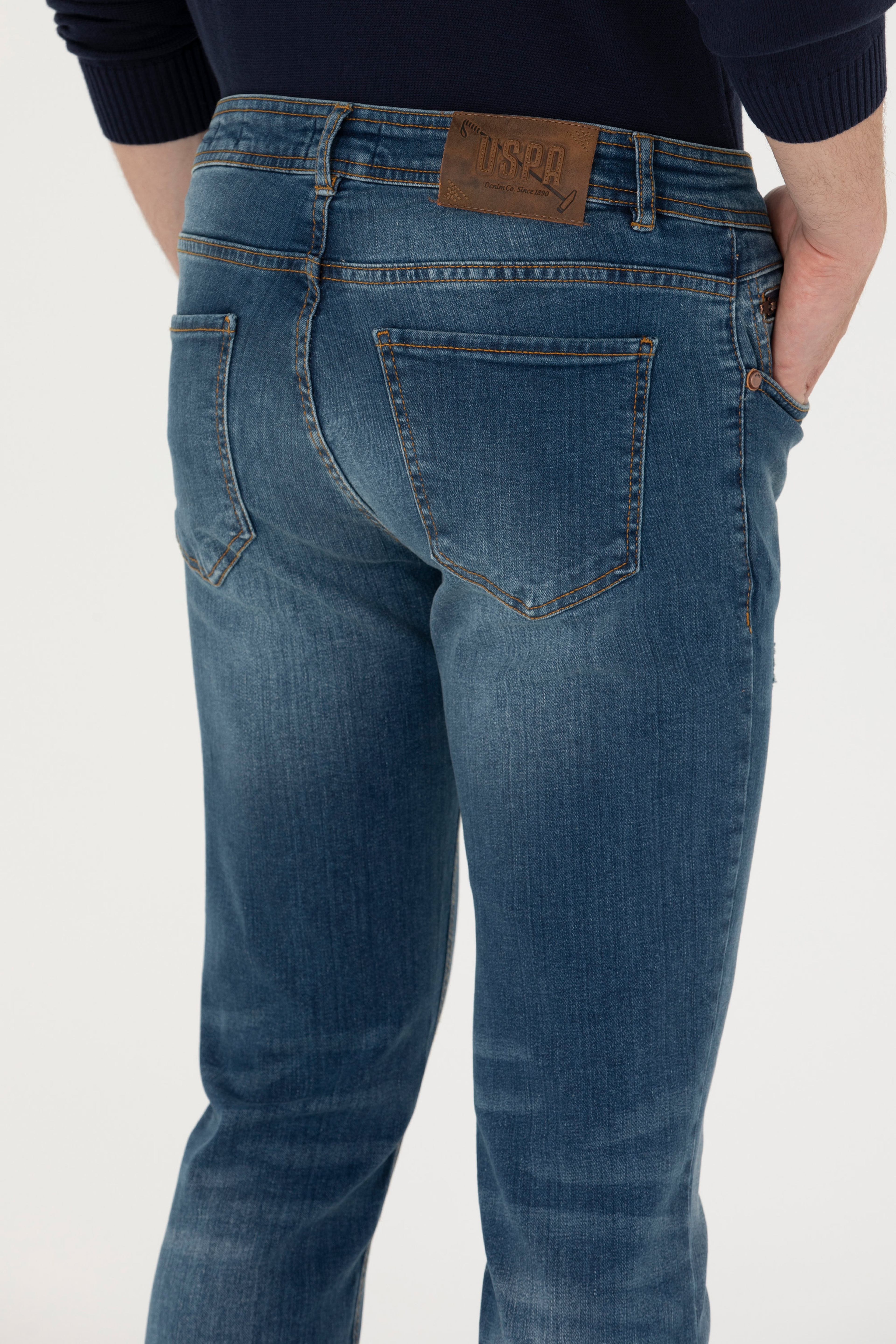 Erkek Mavi Jean Pantolon