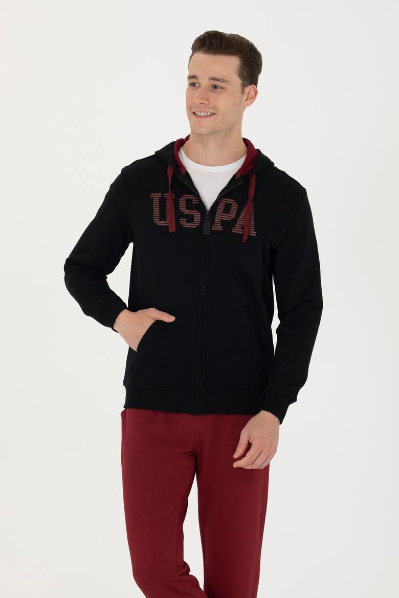 Erkek Siyah Örme Hırka - 50273738008