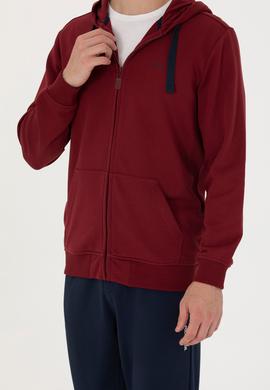 Erkek Bordo Sweatshirt - 50273717111