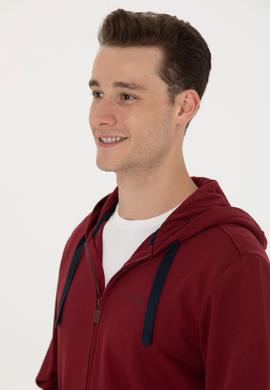 Erkek Bordo Sweatshirt - 50273717111