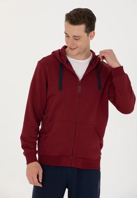 Erkek Bordo Sweatshirt - 50273717111