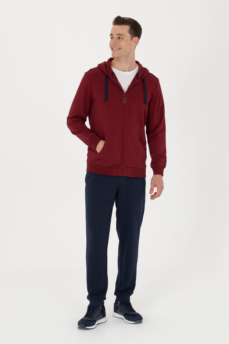 Erkek Bordo Sweatshirt - 50273717111