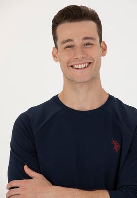 Erkek Lacivert Basic Sweatshirt - 50274090043