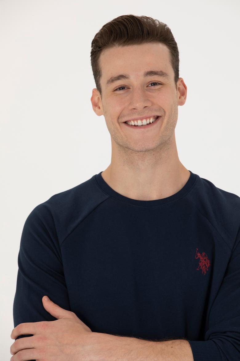 Erkek Lacivert Basic Sweatshirt - 50274090043