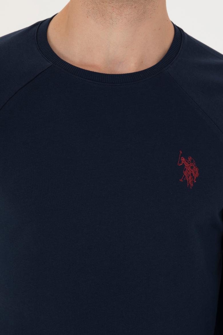 Erkek Lacivert Basic Sweatshirt - 50274090043