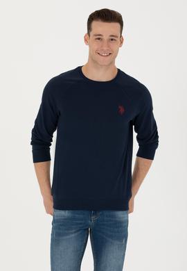 Erkek Lacivert Basic Sweatshirt - 50274090043