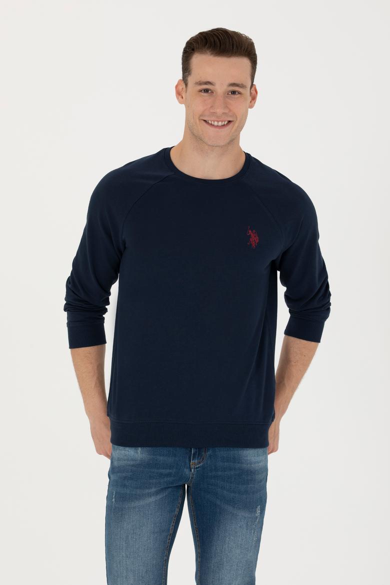 Erkek Lacivert Basic Sweatshirt - 50274090043