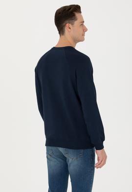 Erkek Lacivert Basic Sweatshirt - 50274090043