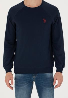 Erkek Lacivert Basic Sweatshirt - 50274090043