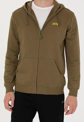 Erkek Haki Örme Hırka - 50276152016