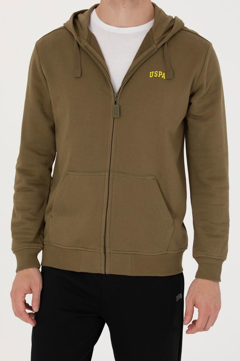 Erkek Haki Örme Hırka - 50276152016