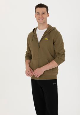 Erkek Haki Örme Hırka - 50276152016