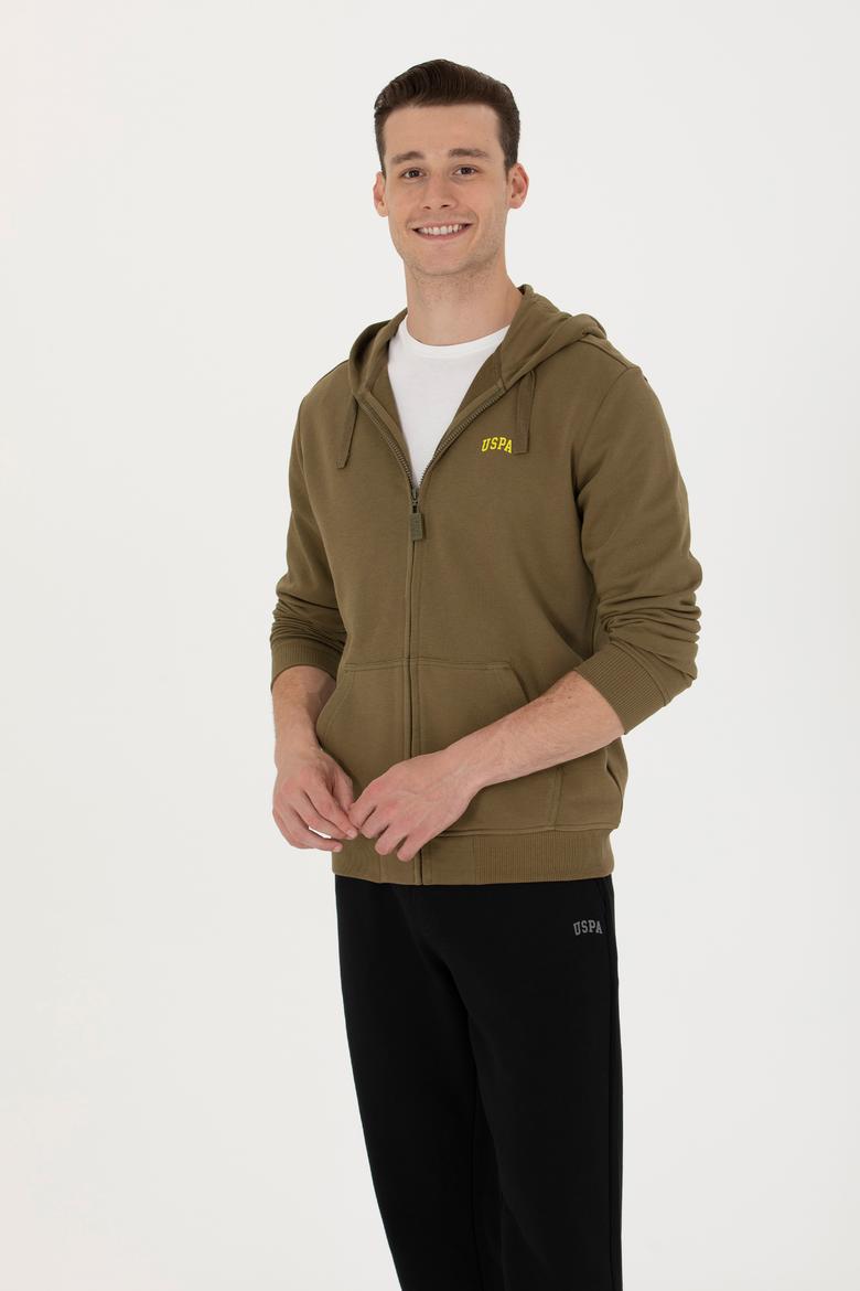 Erkek Haki Örme Hırka - 50276152016