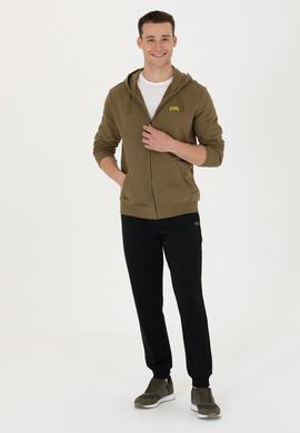 Erkek Haki Örme Hırka - 50276152016