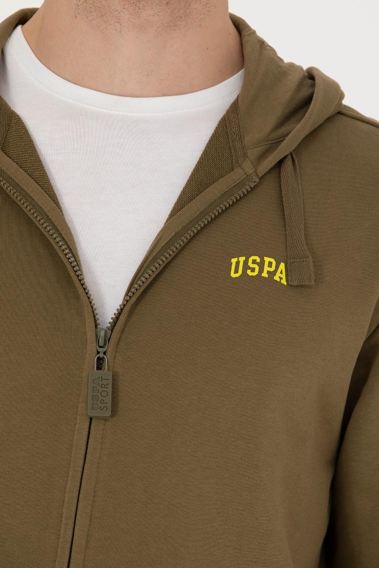 Erkek Haki Örme Hırka - 50276152016